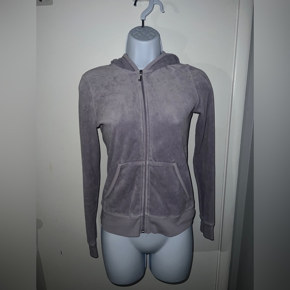 Juicy Couture Purple zip up hoodie